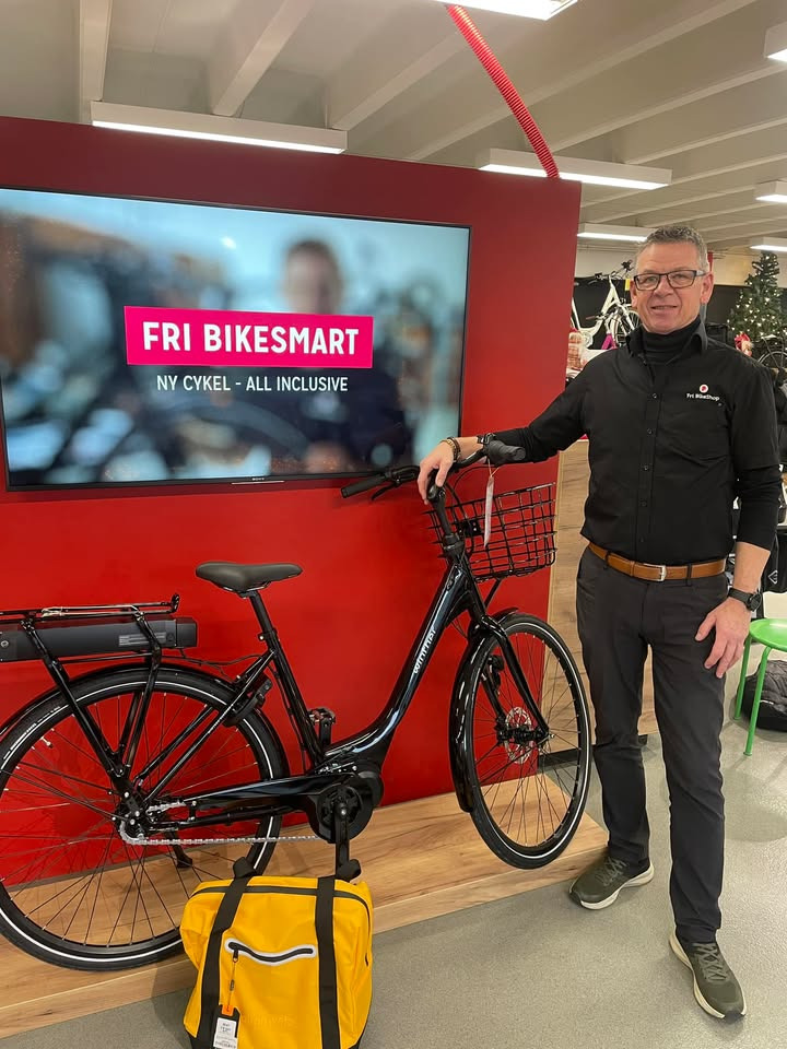 Månedens tilbud hos Fri BikeShop Vejle: Winther elcykel med komplet udstyrspakke