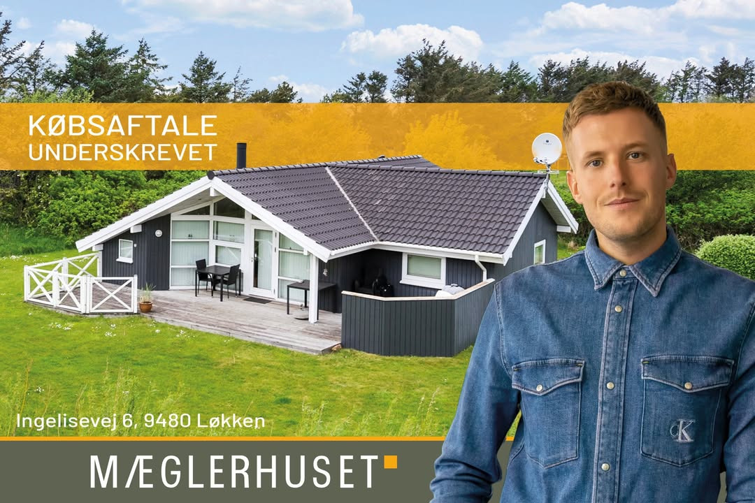 Mæglerhuset Vestkysten I/S sælger ejendom på Ingelisevej i Løkken