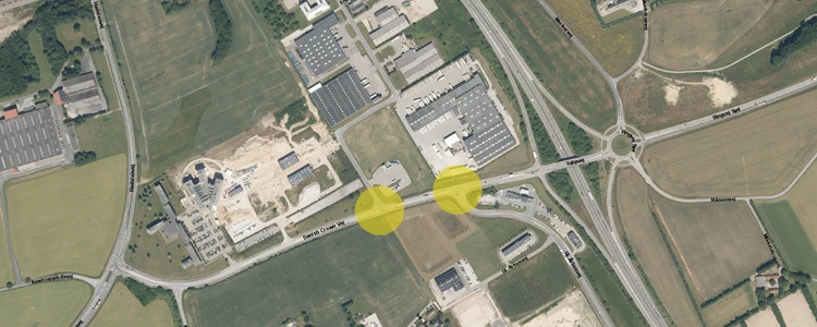 Lyskryds skal forbedre trafikken i populært erhvervsområde