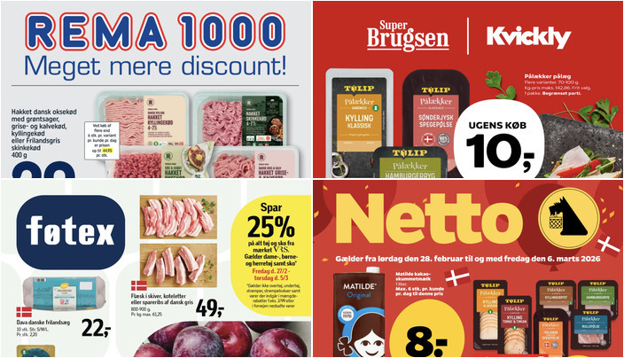 Ugens tilbud: Lambi toiletpapir til kun 15 kr. og Matilde kakaoskummetmælk for 8 kr.