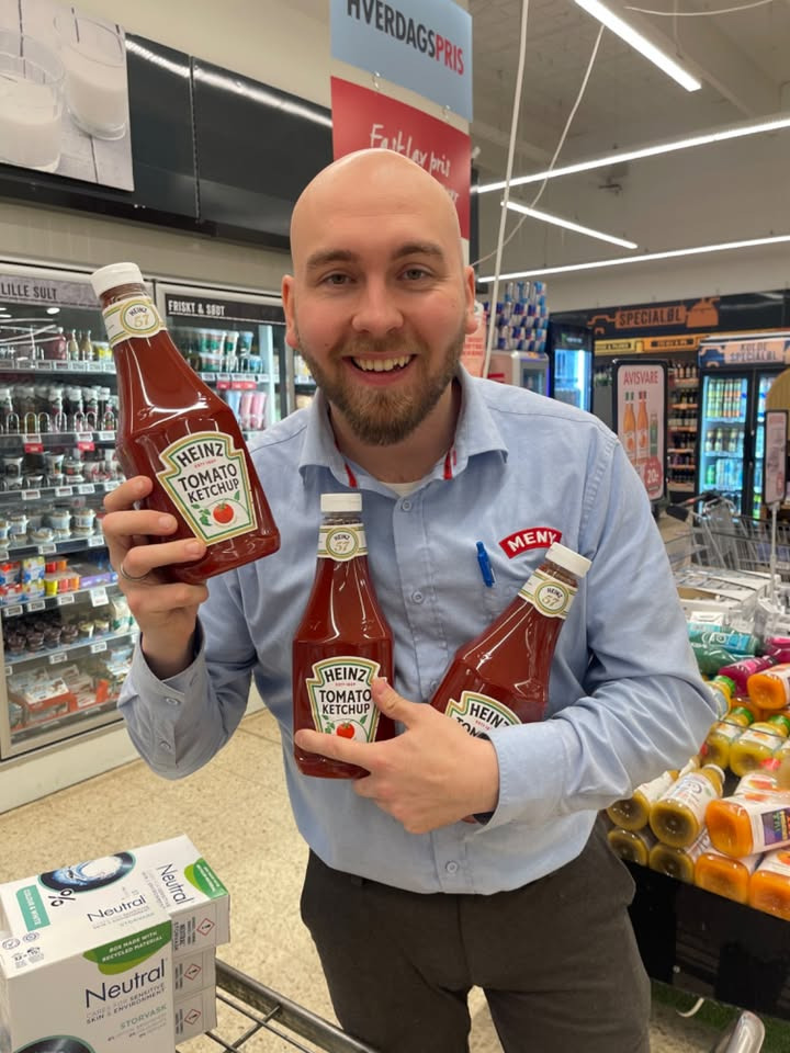 Meny Hobro tilbyder Heinz ketchup til under halv pris