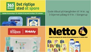 Gode tilbud på Kærgården til 14 kr. og 3-Stjernet pålæg til 9 kr. i Slangerup