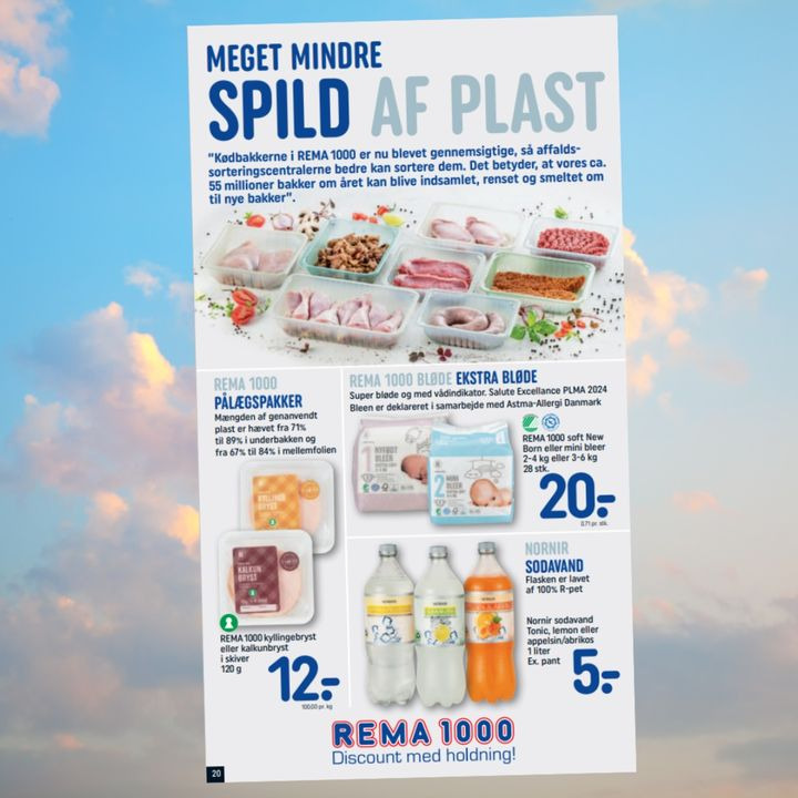 Rema1000 Gærumvej fokuserer på at mindske plastspild
