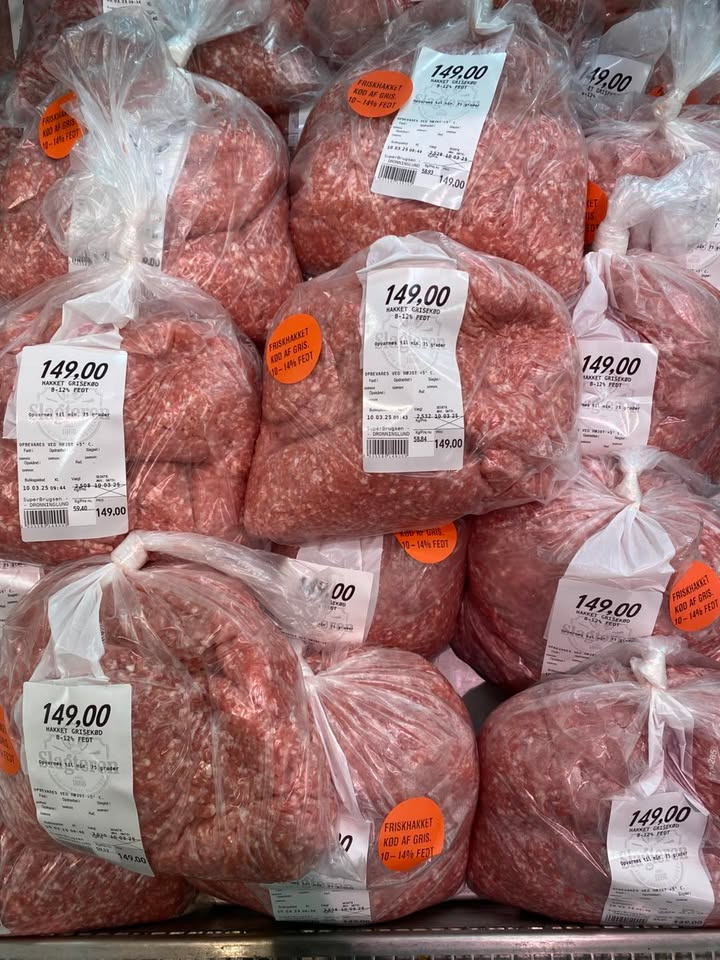 SuperBrugsen Dronninglund tilbyder billig svinefars i nye pakker