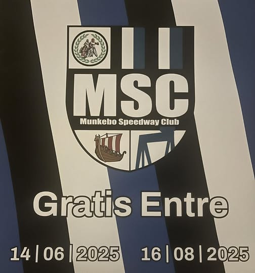 Årets første speedway-hjemmematch i Munkebo på ny bane
