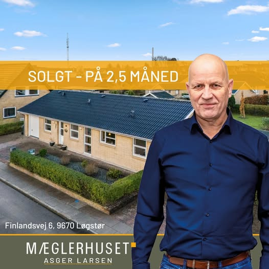 Mæglerhuset Asger Larsen sælger Finlandsvej 6 på rekordtid