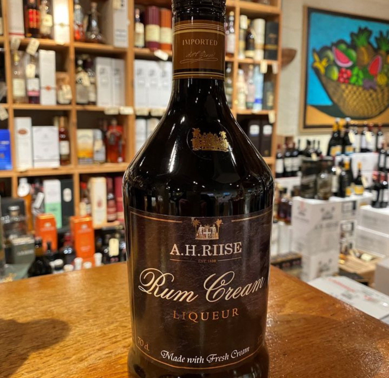 Pedersborg Vin: Julepris på A.H. Riise Cream Likør til juledagene 