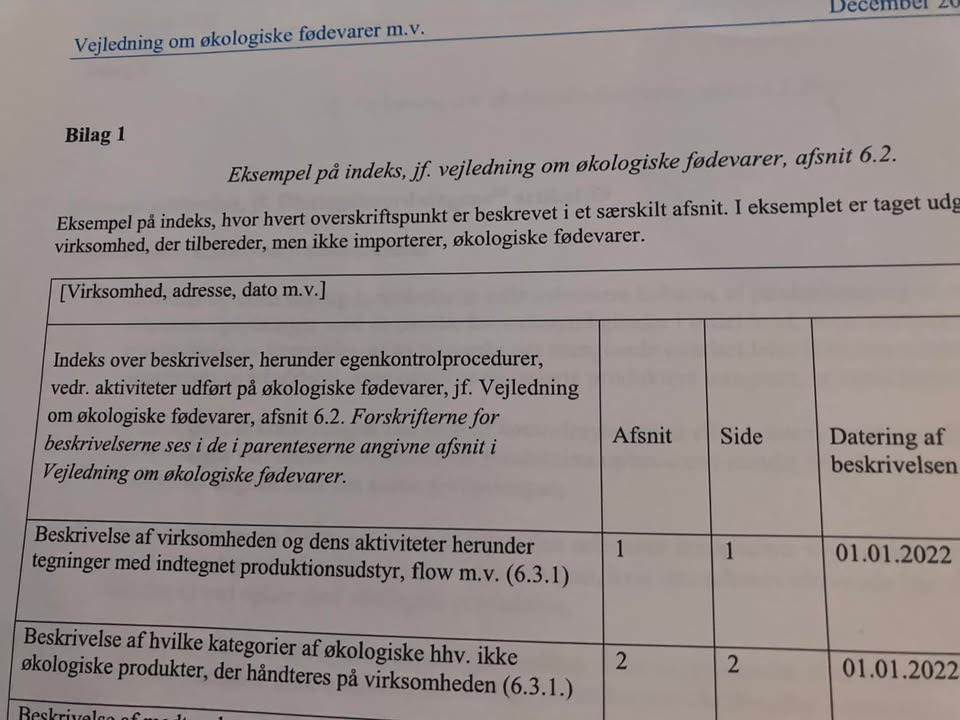 Fødevarekonsulenten v/Jytte Høyrup tilbyder hjælp til økologigodkendelse af virksomheder