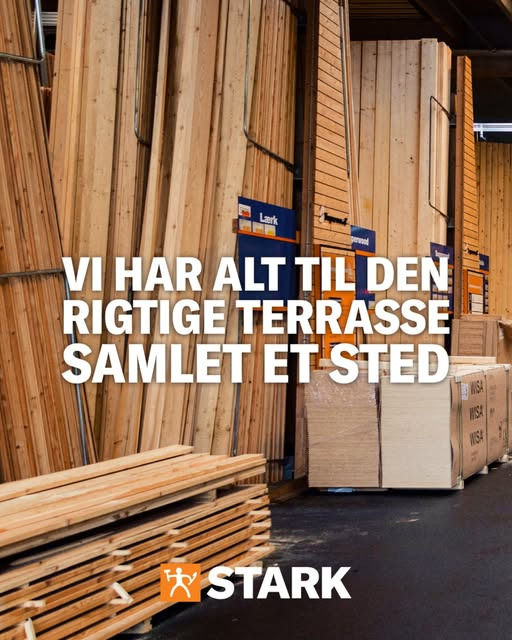 STARK Hobro har alt til terrassen fra start til slut