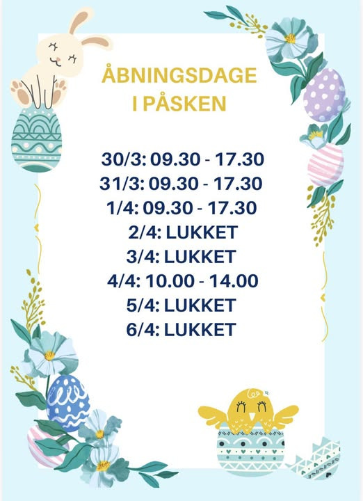 Skousen Risskov informerer om ændrede åbningstider i påsken og tilbyder rabat på hvidevarer