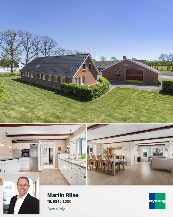 Nybolig Sæby A/S præsenterer idyllisk boliglandbrug i Badskær