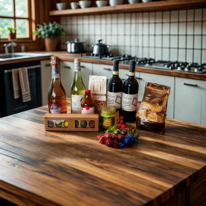 Lahvino Wine & Spirits præsenterer luksuriøs gavekurv med vin og delikatesser til jul