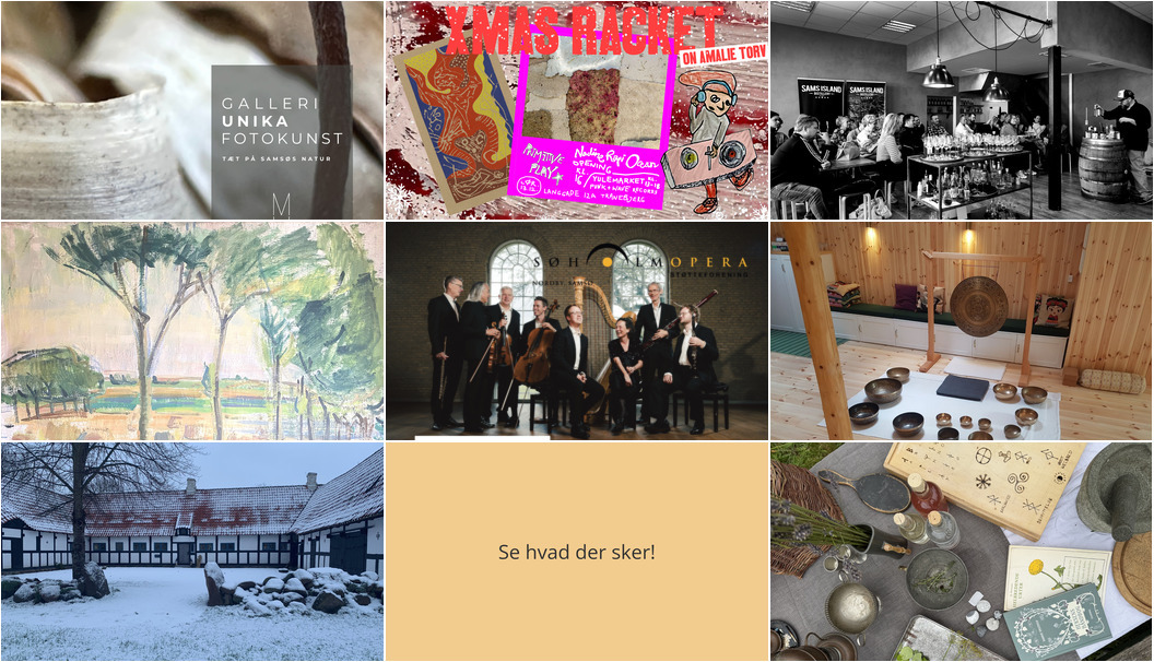 Tag til Samsø denne weekend: Fra unik fotokunst til skøn julemusik