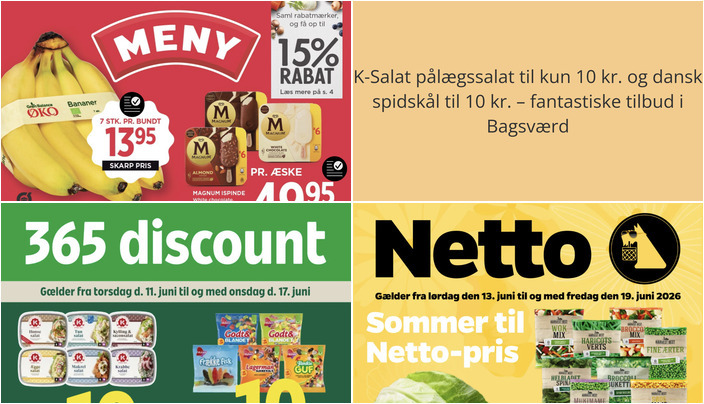 K-Salat pålægssalat til kun 10 kr. og dansk spidskål til 10 kr. – fantastiske tilbud i Bagsværd