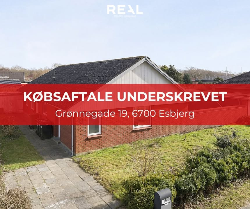 RealMæglerne Esbjerg sælger ejendom på Grønnegade 19 på kun 4 dage