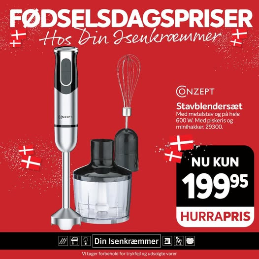 Fredericia Isenkram præsenterer Conzept stavblendersæt til køkkenentusiaster