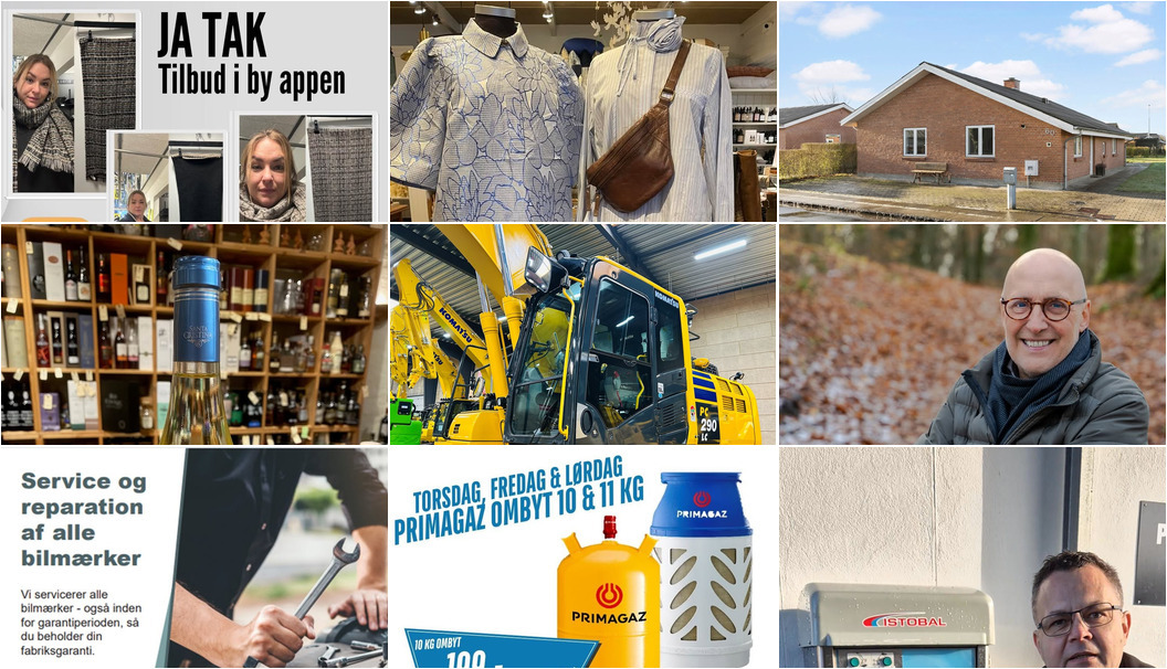 Nyt fra BONDE MASKINER, Skive Hypnoterapi, WIIBEN og 9 andre