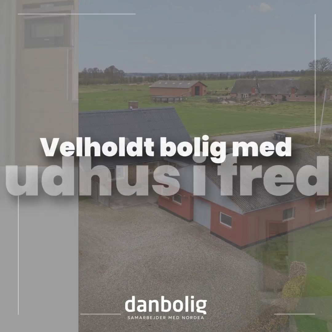 Velholdt bolig med udhus i fredelige omgivelser til salg hos Danbolig Randers