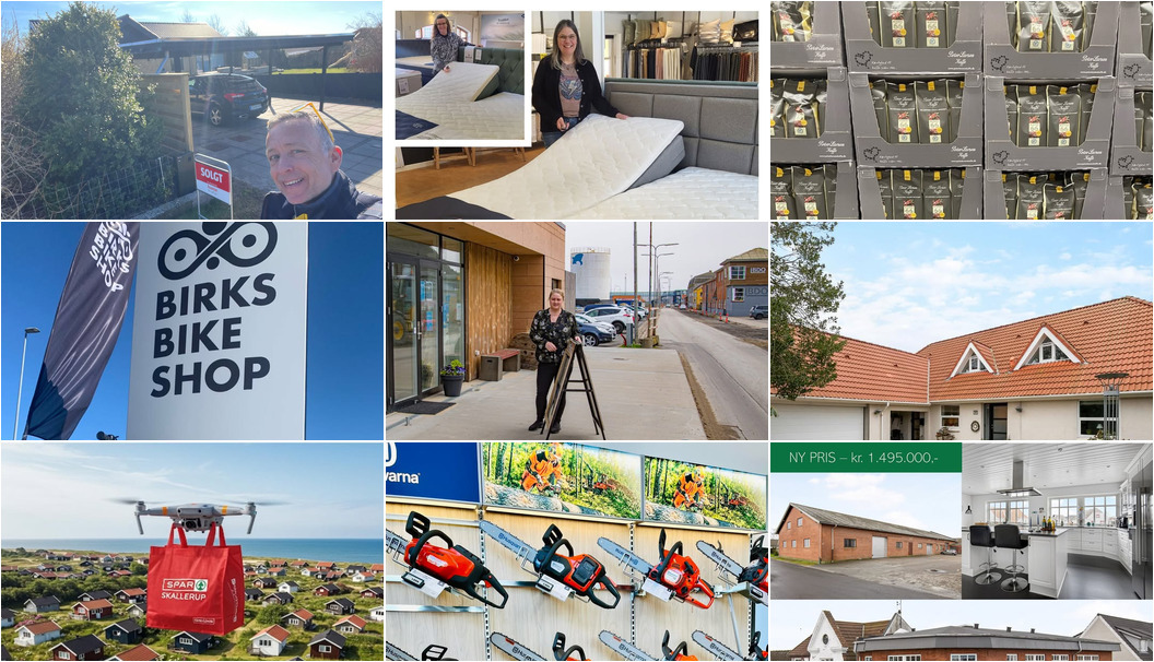 Nyt fra danbolig Hjørring, home Hjørring, Birks Bike Shop ApS og 8 andre