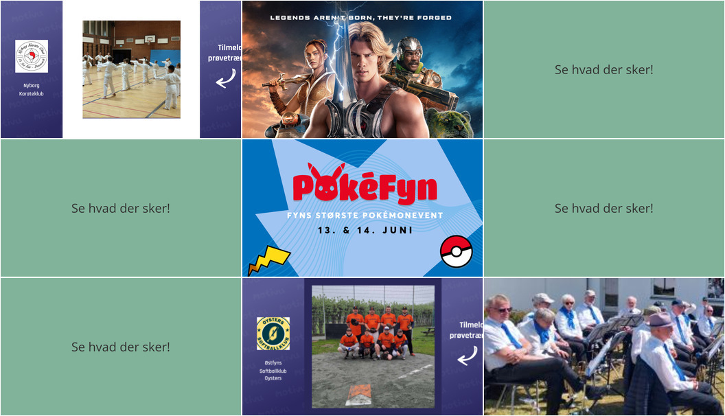 Weekend i Nyborg: Karate, film, Pokémon-fest og musik