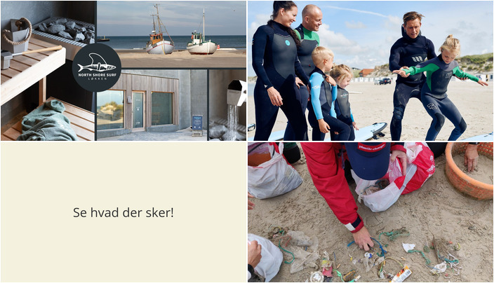 Weekendaktiviteter i Løkken: Saunagus, surfing og strandrensning