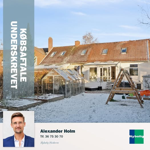 Nybolig Hvidovre sælger bolig på Planteheldvej 12A efter underskrevet købsaftale