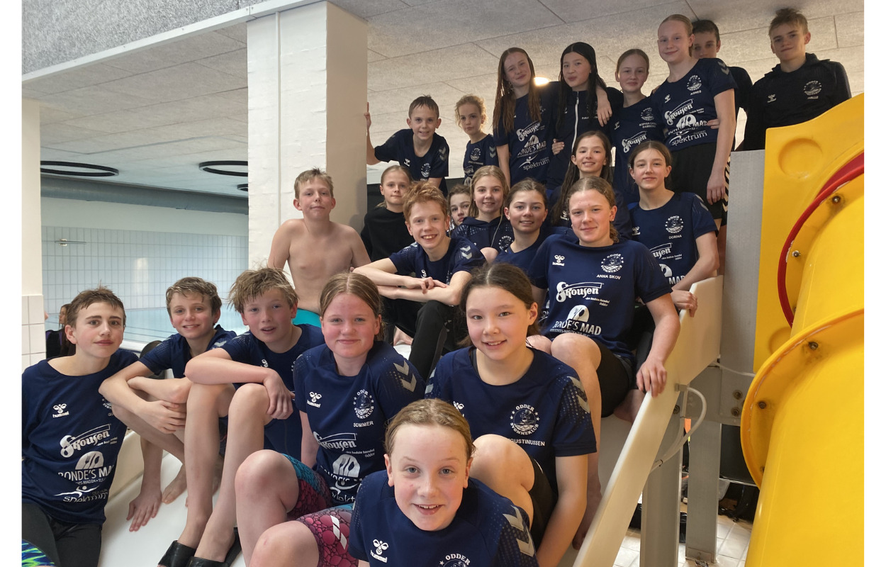 Odder Svømmeklub havde en meget travl weekend med deltagelse i tre byer samtidigt