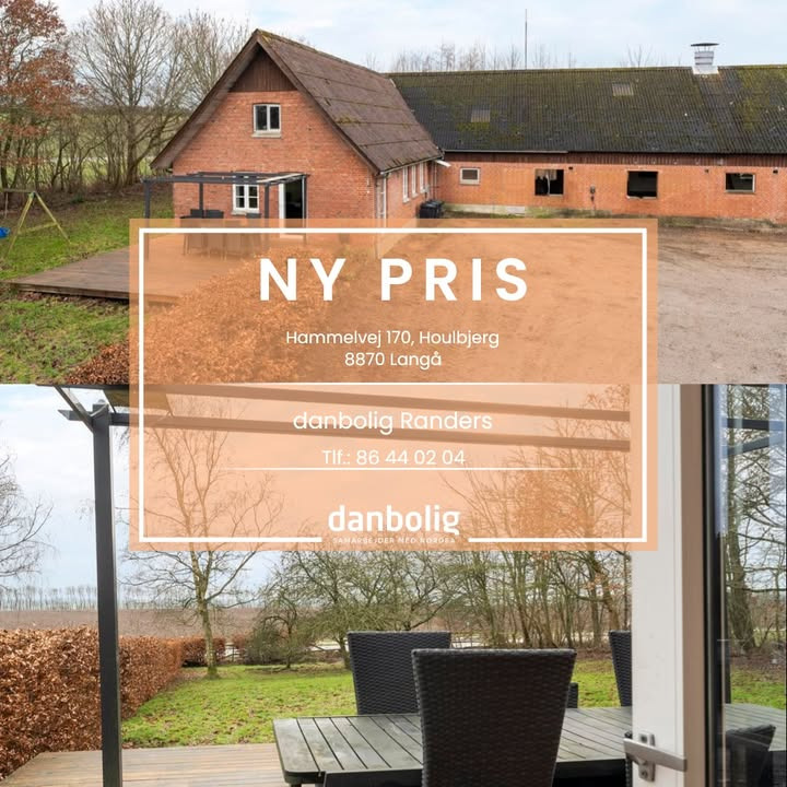 Ny pris på charmerende bolig med udhus hos danbolig Randers
