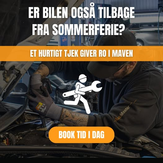 Farvergårdens Autoservice tjekker bilen efter sommerferien