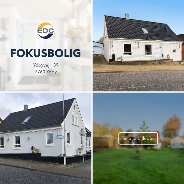 EDC Hurup Thy inviterer til digital fremvisning af velholdt villa på 294 kvm