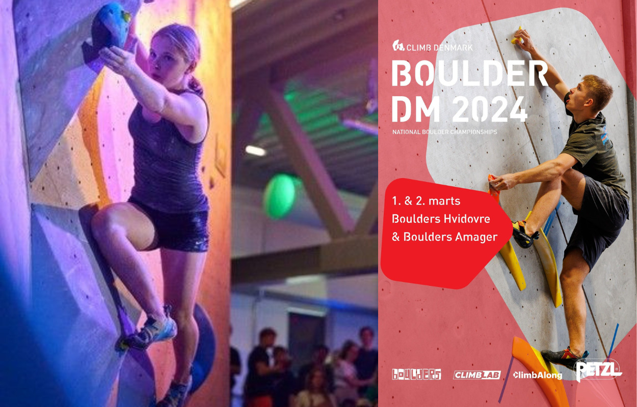 Snart afholdes Danmarksmesterskabet i klatring