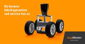 GUMMI-OLE sikrer din fabriksgaranti uden brug af mærkeværksted