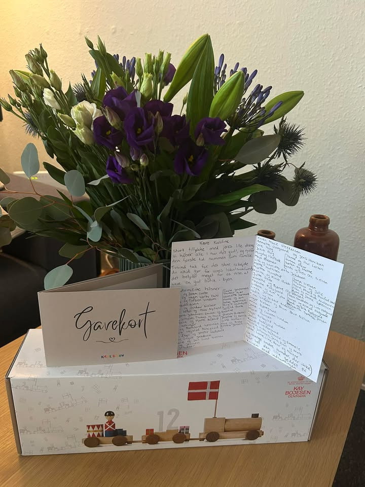 Min Købmand i Asp takker kunderne for hjertevarm gave ved familieforøgelse