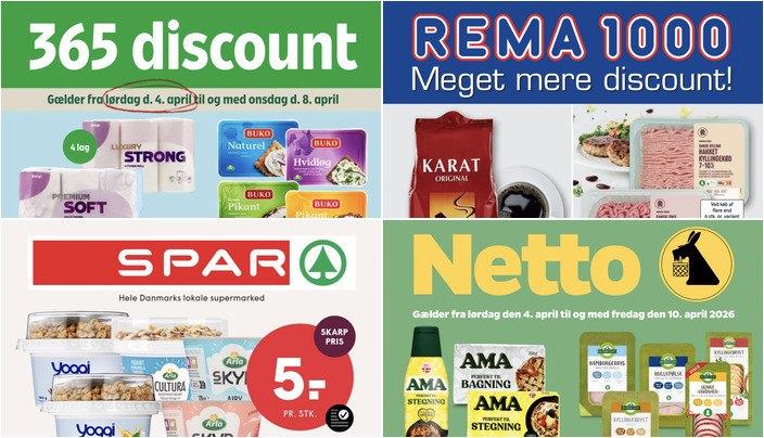 Hakket dansk kød til kun 20 kr. og K-Salat pålægssalat til 9 kr. - se de lokale tilbud