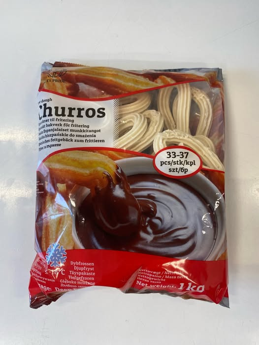 Spar Valsgård tilbyder 1 kg churros til ja-tak pris på 27,27 kr.