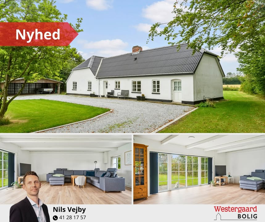 Westergaard Bolig præsenterer charmerende ejendom i Tylstrup tæt på både natur og byliv