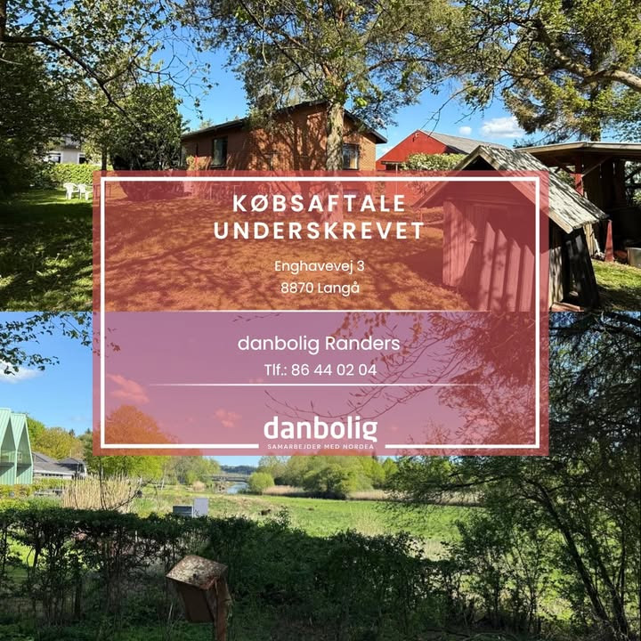 Danbolig Randers underskriver købsaftale for Enghavevej 3 i Langå