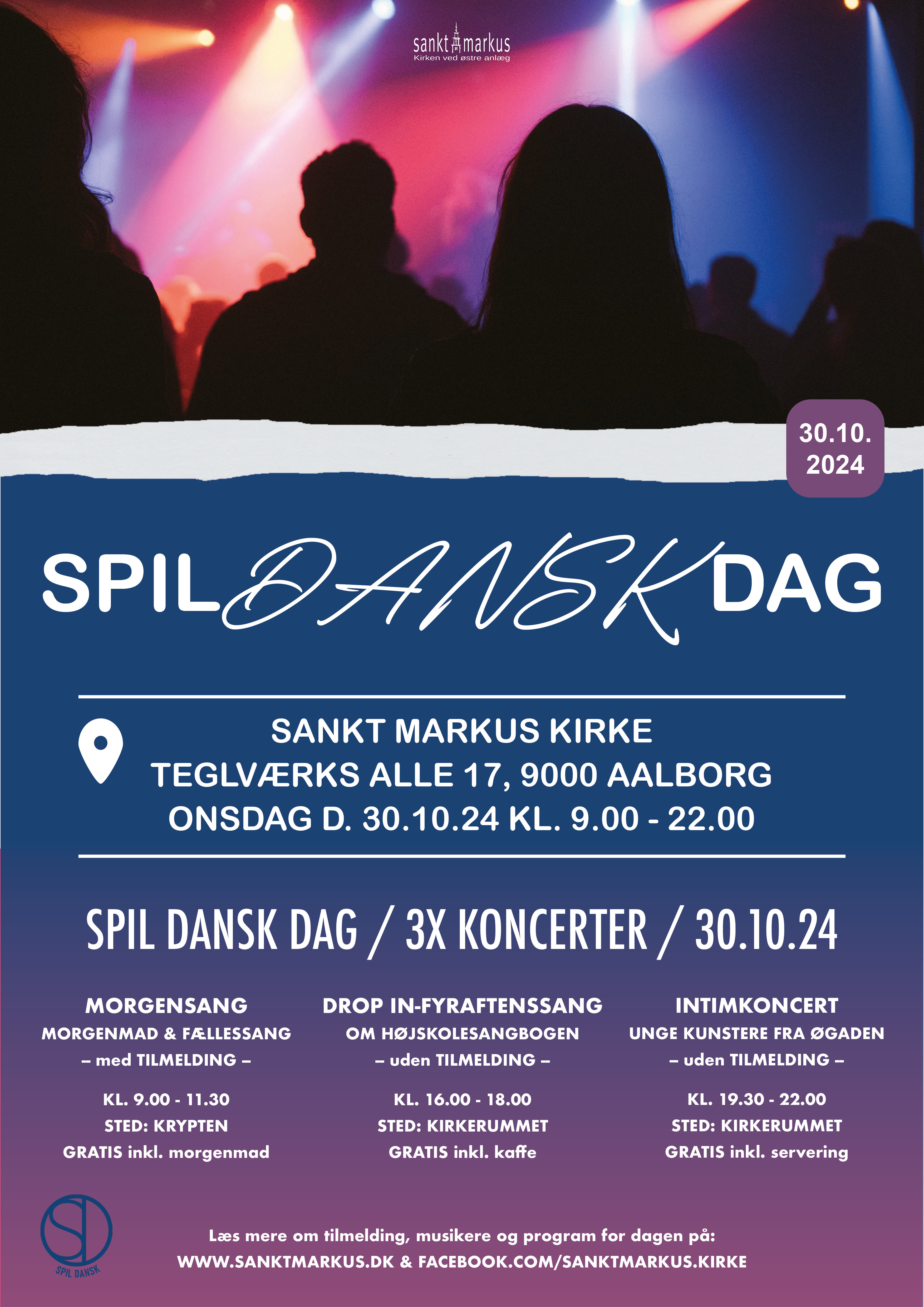 Spil dansk dag i Sankt Markus Kirke: En dag fyldt med musik og fællessang