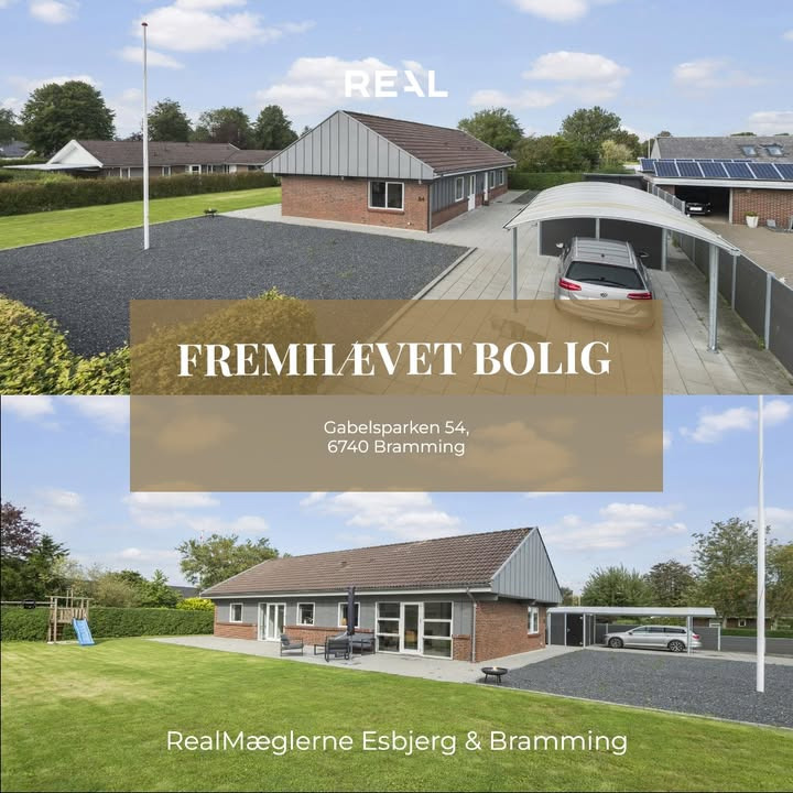 RealMæglerne Esbjerg og Bramming fremhæver indflytningsklar villa i Bramming
