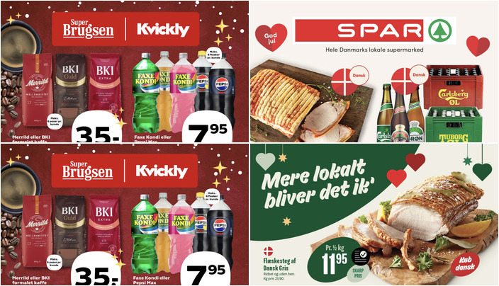 Store rabatter på flæskesteg og dansk Lurpak smør - se de bedste lokale tilbud