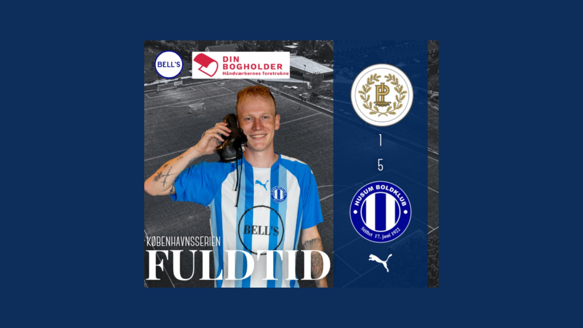 Husum Bk. triumferer med målregn i anden halvleg mod PI Fodbold