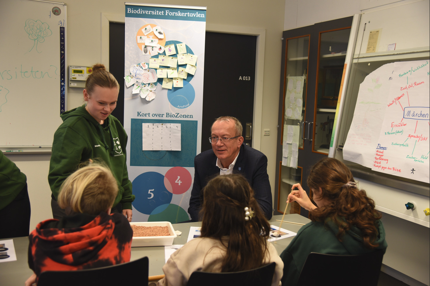 Borgmester Jan Riber Jakobsen i lære som “miniforsker” på Aabenraa Statsskole