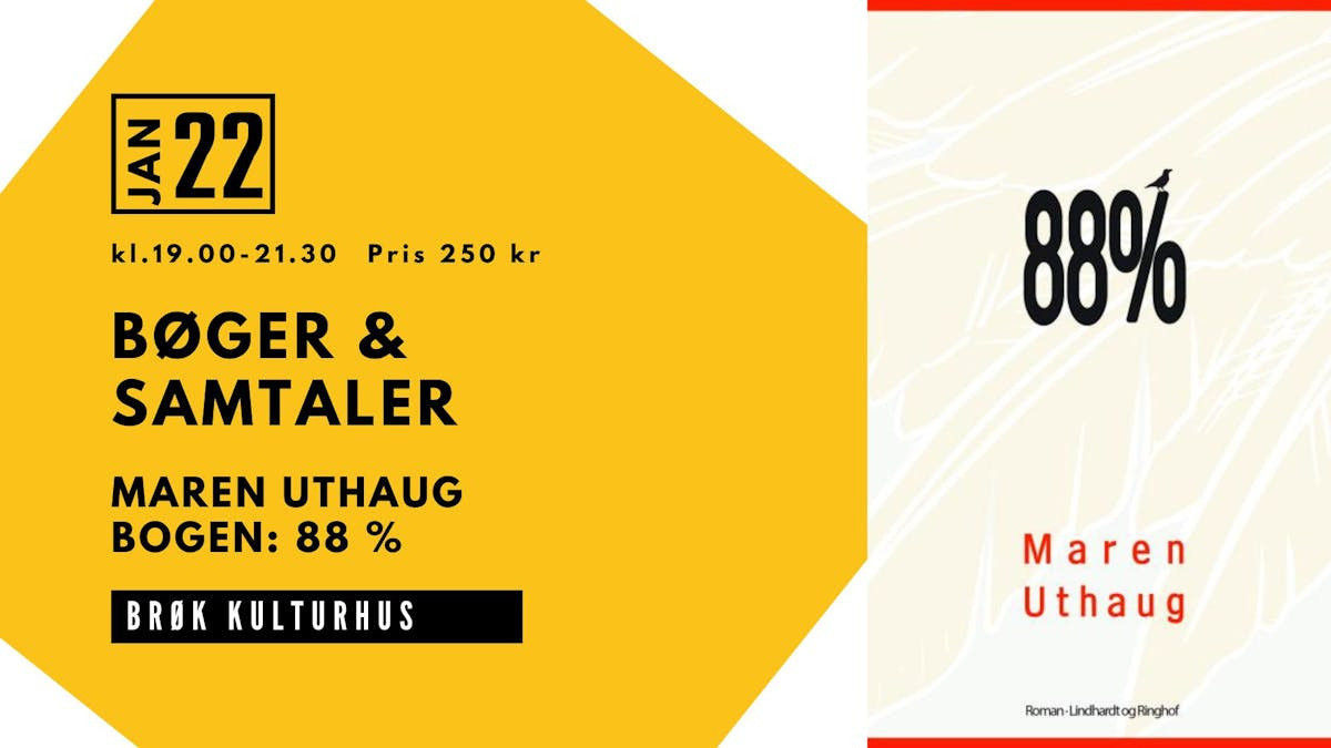 Bøger & samtaler: En aften med Maren Uthaug i Brønshøj