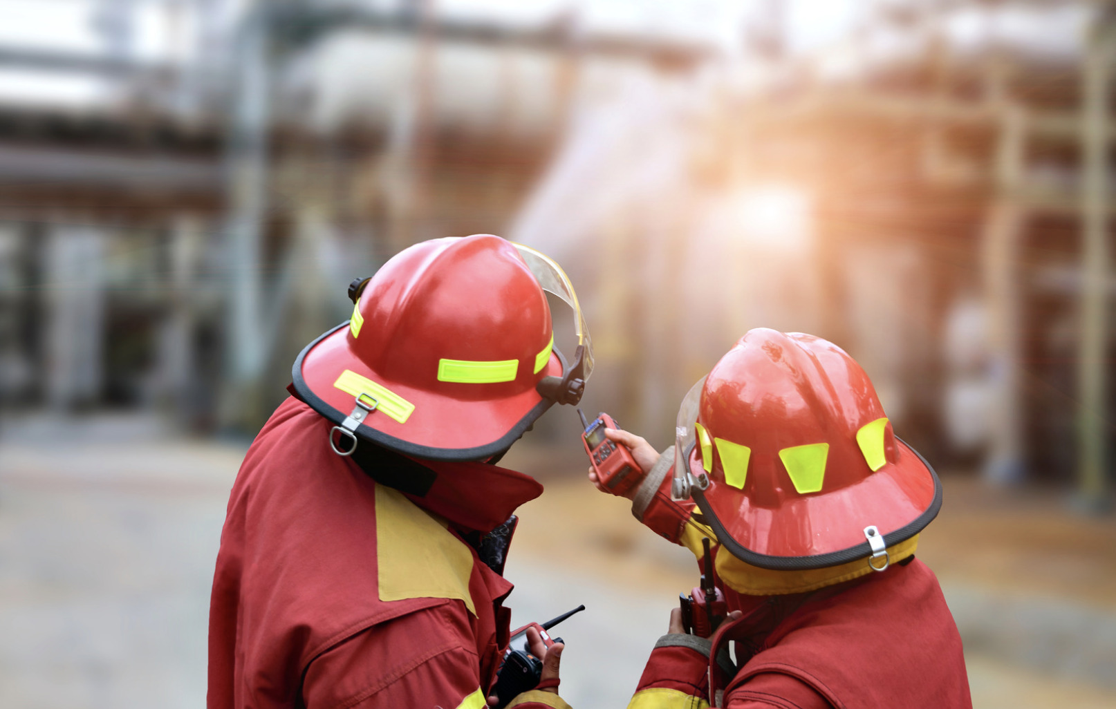 Voldsomme flammer i Herning