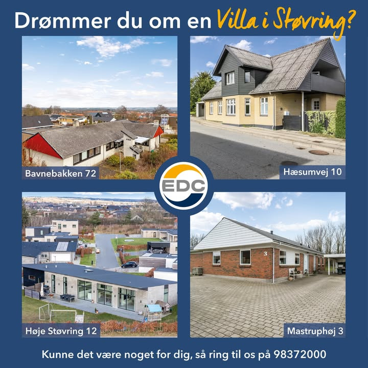 Nye villaer i Støvring præsenteret af EDC Støvring