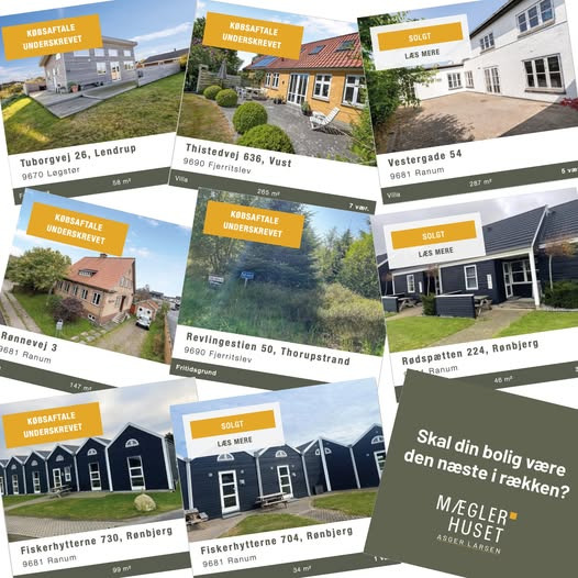 Mæglerhuset Asger Larsen underskriver 13 købsaftaler i marts