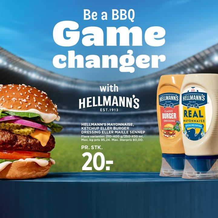 Meny Randers opfordrer til at støtte kvindelandsholdet med Hellmann’s mayo-tilbud