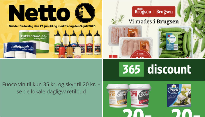 Fuoco vin til kun 35 kr. og skyr til 20 kr. – se de lokale dagligvaretilbud