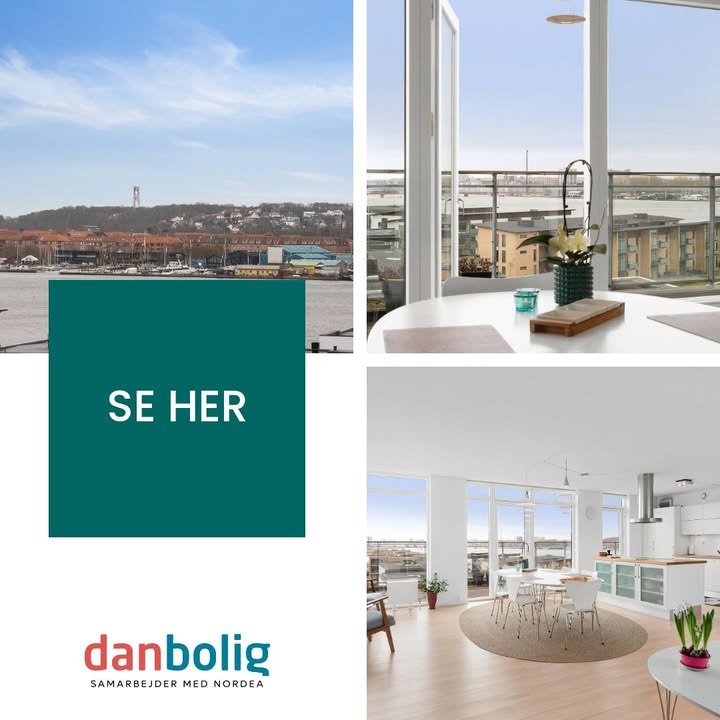 Fantastisk udsigtslejlighed med stor terrasse til salg hos danbolig Nørresundby