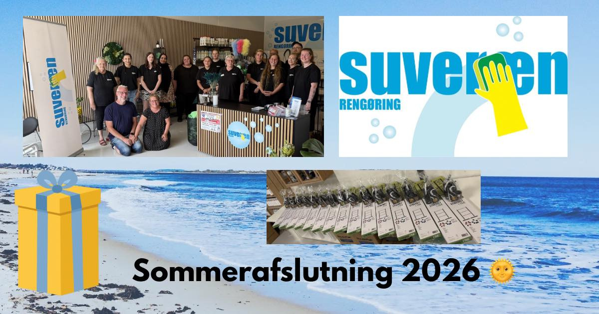 SUVERÆN RENGØRING holder privatrengøringen lukket i uge 29, 30 og 31